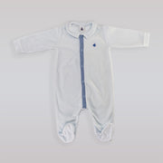 Petit Bateau Soft Cotton Baby Footed Sleepsuit Pajamas