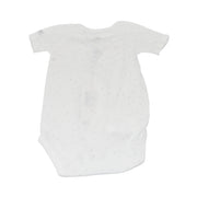 Petit Bateau Soft White Cotton Short Sleeve Baby Bodysuits 2-Pack
