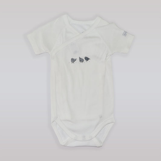 Petit Bateau Body Moine Soft Cotton Long Sleeve Baby Bodysuit