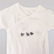 Petit Bateau Body Moine Soft Cotton Long Sleeve Baby Bodysuit