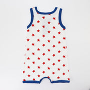 Petit Bateau Baby Boys Short Sleeve Cotton Striped Romper