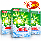 Ariel Original Scent Detergent Powder 1kg x 3pcs – Powerful Deep Cleaning