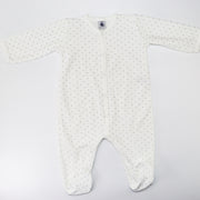Petit Bateau Soft Blue Cotton Footless Sleepsuit for Toddlers