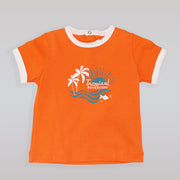 Petit Bateau Blue Striped Soft Cotton Baby Tee Shirt