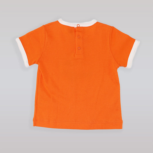 Petit Bateau Blue Striped Soft Cotton Baby Tee Shirt