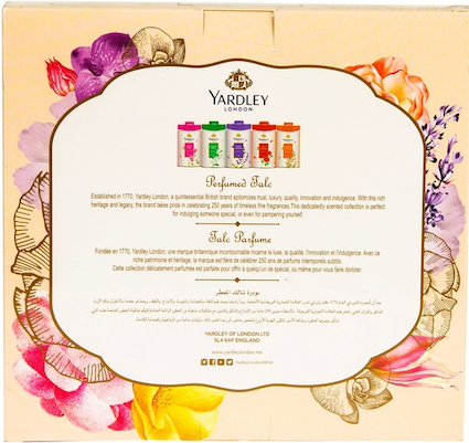 Yardley London English Lavender & English Rose Talcum Powder | Twin Pack (2 x 250g)