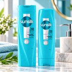 Sunsilk Thick & Long Hair Care Duo | Shampoo 400ml & Conditioner 320ml Bundle