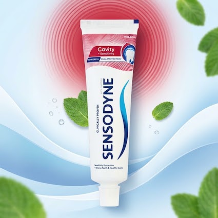 Sensodyne Cavity & Sensitivity Protection Toothpaste | 75ml (Pack of 2)