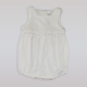 Purete Du Bebe Soft Blue Cotton Baby Overalls Romper