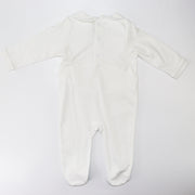Purete Du Bebe Soft Cotton Baby Grow with Delicate Embroidery