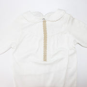 Purete Du Bebe Soft Cotton Baby Grow with Delicate Embroidery