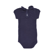 Noppies Baby Grey Mint Organic Cotton Wrap Front Onesie