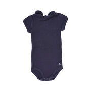 Noppies Baby Grey Mint Organic Cotton Wrap Front Onesie
