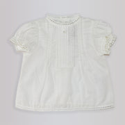 Purete Du Bebe Baby Blue Cotton Knit Dungarees Overalls