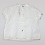 Purete Du Bebe Baby Blue Cotton Knit Dungarees Overalls