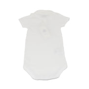 Petit Bateau Baby White Sailboat Print Cotton Body Suit