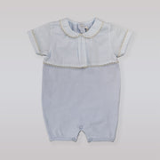 Purete Du Bebe Soft White Cotton Baby Grow Sleepsuit One Month