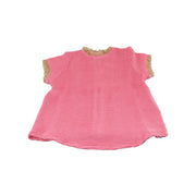 Purete Du Bebe Soft Light Pink Baby Knit Sweater 3M