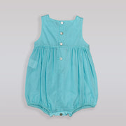 Purete Du Bebe Soft Cotton Baby Overalls Blue Romper Outfit