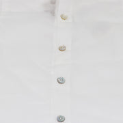 Purete Du Bebe Elegant White Lace Trim Baby Blouse