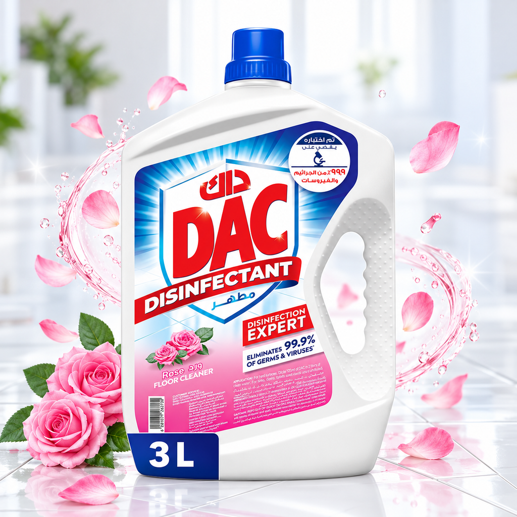 Dac Rose Disinfectant 3L X 2Pcs = 6L Value Pack