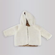 Their Nibs Vintage Cream Ivory Soft Baby Jacket for Infants