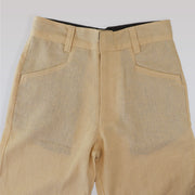 Their Nibs Boys Vintage Beige Cotton Trousers with Classic Fit