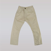 Their Nibs Boys Beige Cotton Chino Trousers Classic Fit