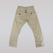 Their Nibs Boys Beige Cotton Chino Trousers Classic Fit