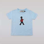 Their Nibs Boys Royal Guard Print Pale Blue Cotton T-Shirt