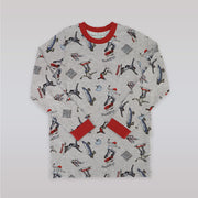 Their Nibs Boys Skate Board Print Soft Cotton Pajama Set