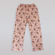 Their Nibs Girls Russian Doll Print Pajama Set Cream Peach