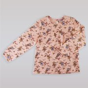 Their Nibs Girls Russian Doll Print Pajama Set Cream Peach