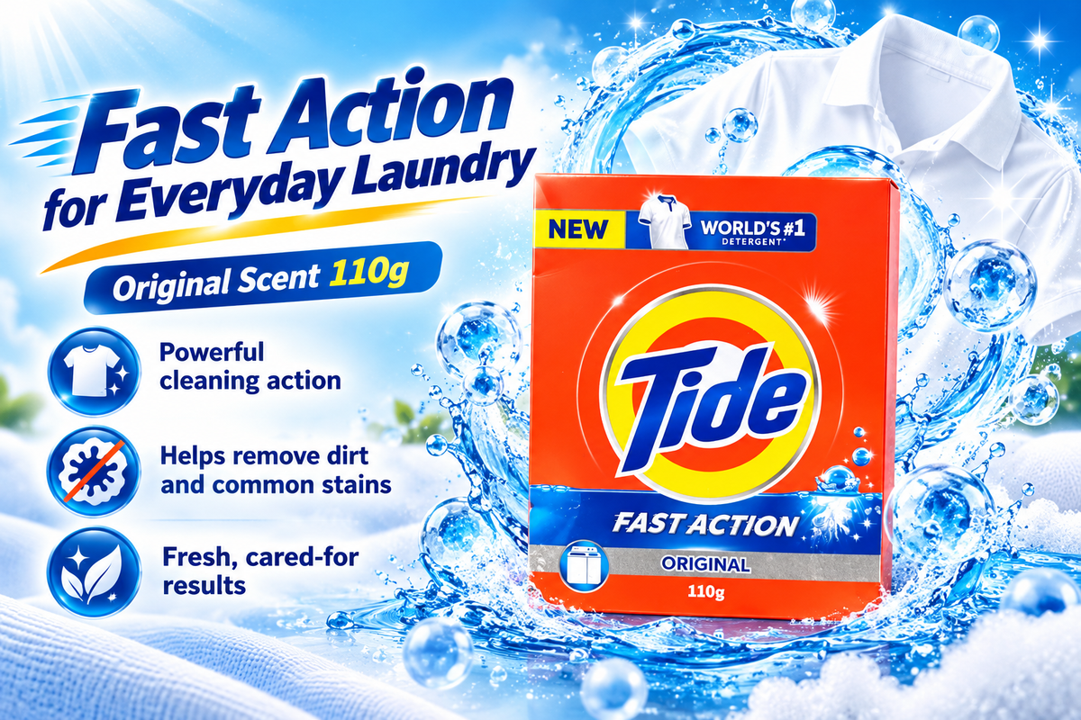 Tide Detergent Powder 110GMX 10Pcs – Original Scent & Downy Lavender Mini Packs