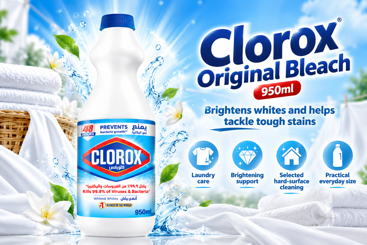 Clorox Original Liquid Bleach – 950ml 6pcs