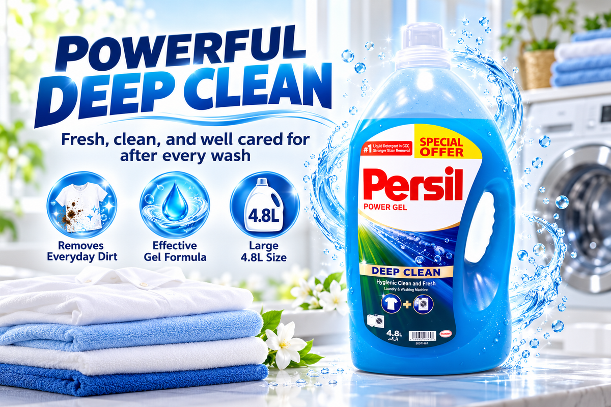 Persil Power Gel Green 4.8L – Powerful Deep Cleaning & Freshness