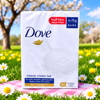 Dove Beauty Cream Bar White 75g × 12 – Gentle Cleansing & Moisturizing Care
