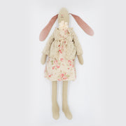 Maileg Bunny Light Girl Medium Soft Linen Plush Toy Doll 20 Inch