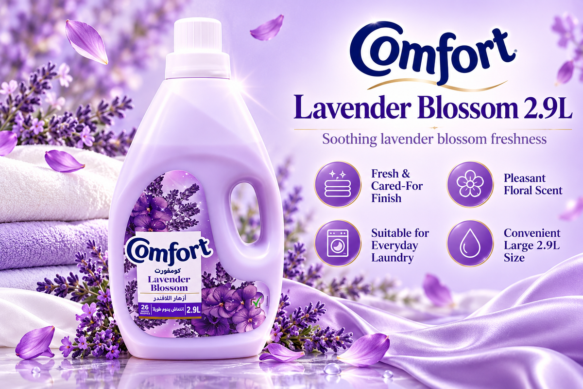 COMFORT FABRIC SOFTNER LAVENDER BLOSSOM 2.9LTR x 2pcs