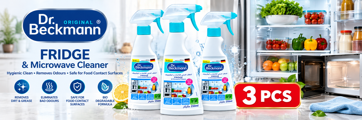 Dr. Beckmann Fridge & Microwave Cleaner 250ml x 3pcs – Fresh & Hygienic Cleaning
