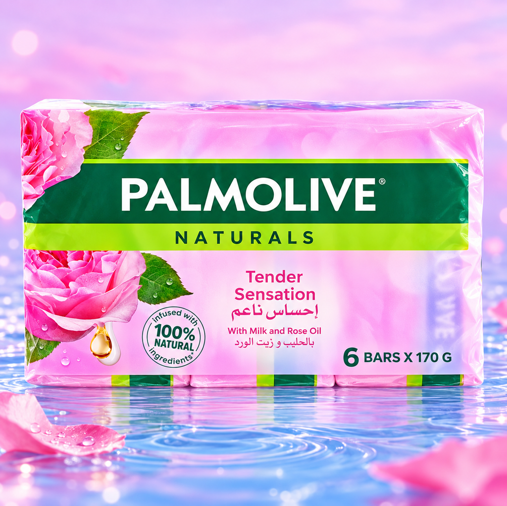 Palmolive Nourishing Sensation Soap with Milk & Rose 170g x 2packs 12pcs