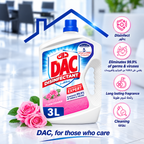 Dac Rose Disinfectant 3L X 2Pcs = 6L Value Pack