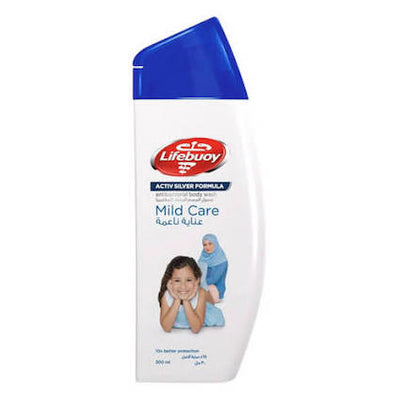 Lifebuoy Mild Care Antibacterial Body Wash | Active Silver Formula | 300ml