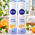 Nivea Fresh Natural Orange Long-Lasting Freshness Body Spray (2 x 150 ml)