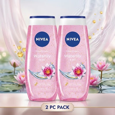 Nivea Waterlily & Oil Shower Gel | 250ml (2-Pack)