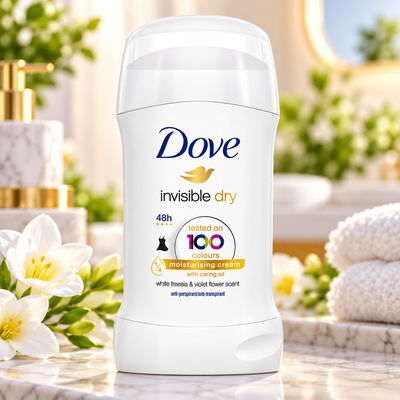 Dove Antiperspirant Deodorant Stick - Invisible Dry | 40g