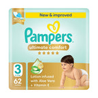 Pampers Premium Care Size (3) Medium 6-10 Kg 62 Diapers