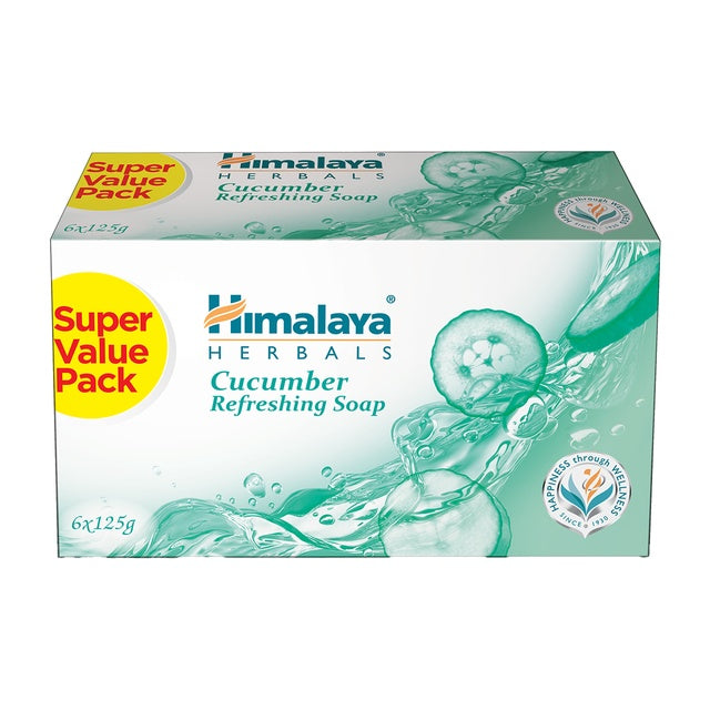 Himalaya Cucumber Refreshing Soap 6 x 125 g