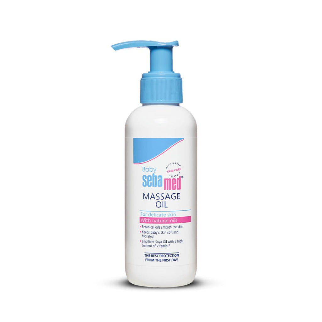 Sebamed Gentle Nourishing Baby Body Massage Oil for Sensitive Skin (150 ml)