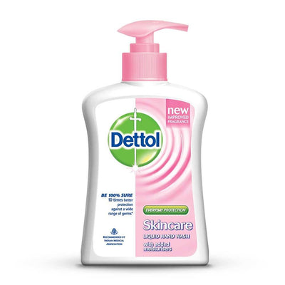 Dettol Skincare Antibacterial Hand Wash 200ml – Moisturizing & Gentle Care